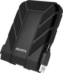 ADATA 2 TB Rugged External Hard Drive, 2.5", USB 3.1, Black