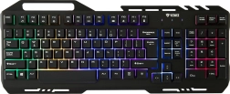 YENKEE clavier gaming Shadow avec plaque métallique et rétroéclairage RVB