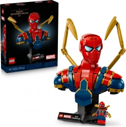 buste LEGO Marvel Iron Spider-Man – modèle de collection à exposer