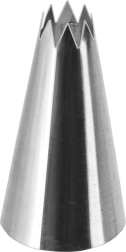 Spritztülle – Stern aus Edelstahl