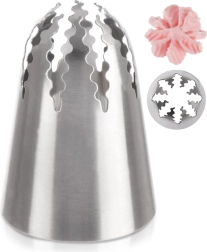 Douille de décoration – étoile en acier inoxydable ORION