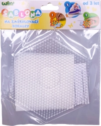 Template for Iron-On Beads – Hexagon