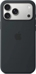 silicone case with MagSafe for iPhone 17 Pro Max – black