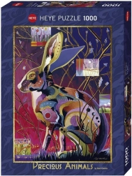 1000-Piece Puzzle – Rabbit (Precious Animals)