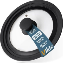 Universal Glass Silicone Lid 18/20/22 cm Vilde