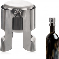Stainless Steel Stopper for Wine and Sparkling Drinks 4 cm