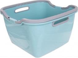 Quadratische Waschschüssel 22 l mit klappbaren Griffen