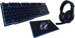 Gaming set REBELTEC SHERMAN – keyboard, mouse, mouse pad and headphones