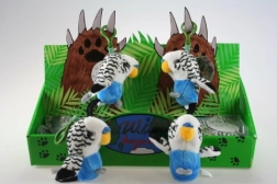 White budgie plush – keychain