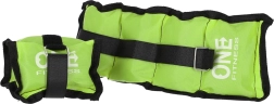 Poids pour poignets et chevilles ONE FITNESS WW02 2 × 1,5 kg – vert