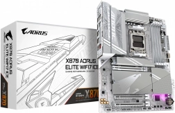 AORUS X870 A ELITE ICE Wi‑Fi 7 Carte mère ATX pour AMD Ryzen (AM5, DDR5, USB4, HDMI)