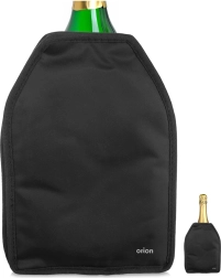 Manchon rafraîchissant pour bouteille 23 cm, noir