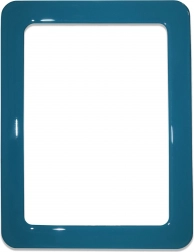 Magnetic self-adhesive frame size 16.0x11.8 cm - turquoise