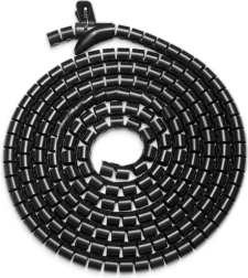 Elastischer Kabelorganisator 5 m schwarz