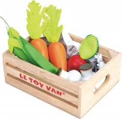 Caisse en bois avec légumes LE TOY VAN
