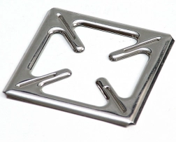 Stalen onderzetter voor gasbrander 9,5 × 9,5 cm