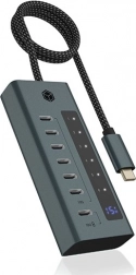 USB‑C hub 7× USB 3.2 Gen 2 with display and 36W power