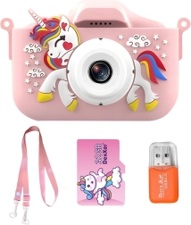 Digitaler Kinderfotoapparat X500, rosa