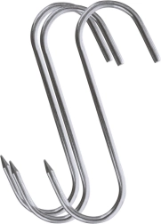 S-haken voor rookoven S 11,5 × 8,5 cm, 3 stuks