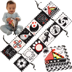 Livre sensoriel contrasté Kruzzel pour bébés 0+