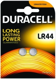 Batterij Duracell LR44 1.5V - Blister 2 stuks