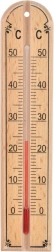 Wooden indoor thermometer 20 cm