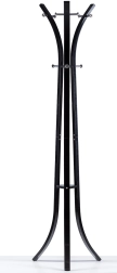 Black ModernHome floor-standing coat rack