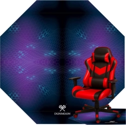 Schützende Gaming-Bodenmatte für Stuhl DUNMOON, achteckig 120 × 120 cm, 4 mm