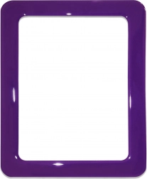 Magnetic self-adhesive frame size 19.0 x 23.8 cm - purple