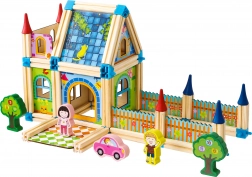 Wooden Construction Set House 6in1 by ECOTOYS