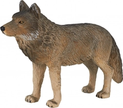 Mojo loup gris – figurine en plastique réaliste