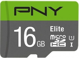 Carte mémoire microSDHC PNY Elite 16 Go UHS‑I U1