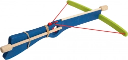 FAUNA wooden crossbow for children – small blue