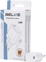 chargeur secteur 20 W usb‑c avec câble lightning beline