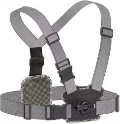 TELESIN Chest Strap with Two Mounts for Sports Cameras