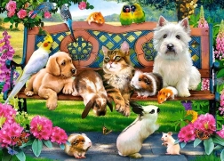Puzzle 180 pieces – Pets in the Park