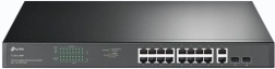 Switch 16 Port GE PoE+ with 2 GE Ports and 2 SFP Ports