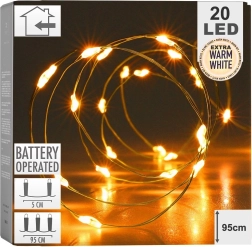 Guirlande LED filaire de Noël 20 LED 95 cm