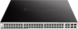 Managed Gigabit PoE+ Switch D-Link DGS‑1210‑52MP 48×GE, 4×SFP
