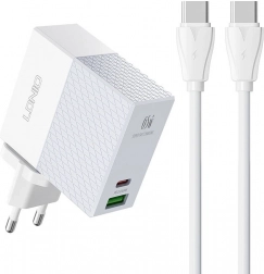 Charger LDNIO 65W with USB and USB-C connectors