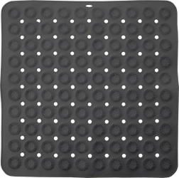 Rutschfeste Duschmatte 54 × 54 cm, grau