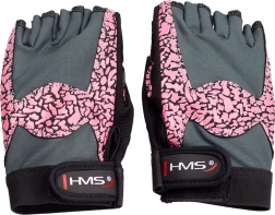 Damen-Fitnesshandschuhe HMS RST03 rosa – S