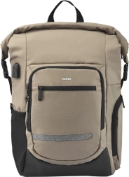 sac à dos pour ordinateur portable 15,6″ Hama Terra beige