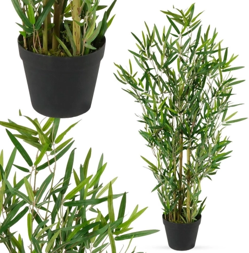 Natural-looking leaves and stems