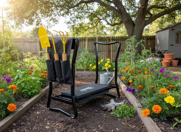 Comfortabel knielen en zitten 3-in-1