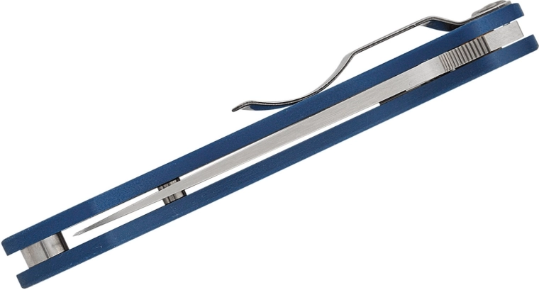 Durable G10 handle and four-position clip