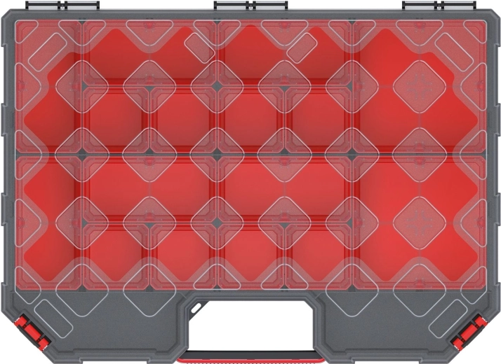 Couvercle transparent et loquets sécurisés