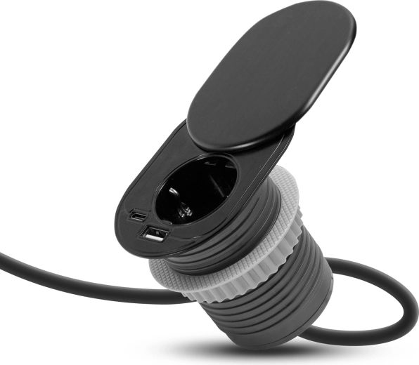 Opladen via USB-A en USB-C