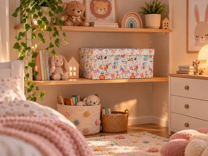 Couvercle pratique et aspect décoratif