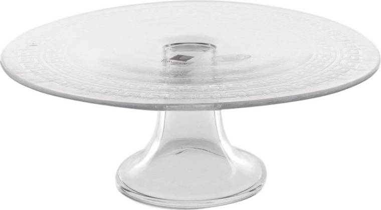 Glazen taartplateau op voet Grecja 27,5 cm
